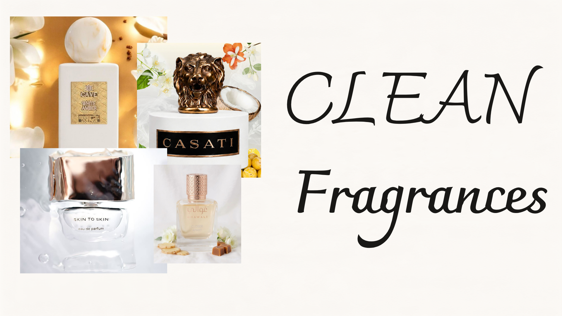 clean fragrances Banner